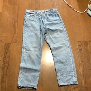 Levi wedgie straight jeans